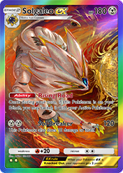 Solgaleo EX Celestial Guardians Card List