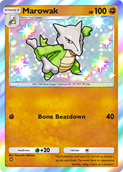 Marowak Celestial Guardians Card List