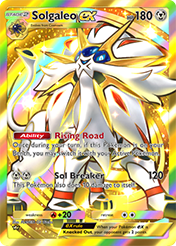 Solgaleo EX Celestial Guardians Card List