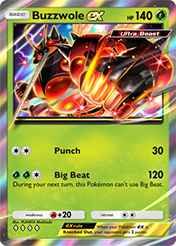 Buzzwole EX Extradimensional Crisis Card List
