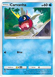 Carvanha Extradimensional Crisis Card List