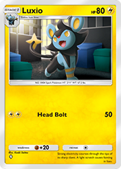 Luxio Extradimensional Crisis Card List
