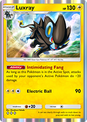 Luxray Extradimensional Crisis Card List