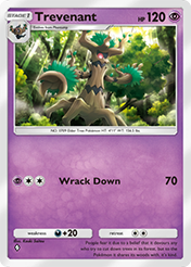 Trevenant Extradimensional Crisis Pokemon Pocket Card