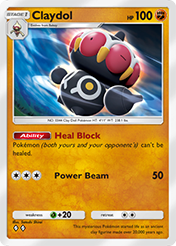 Claydol Extradimensional Crisis Card List