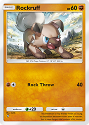 Rockruff Deluxe Pack EX Card List