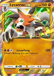 Lycanroc EX Deluxe Pack EX Card List