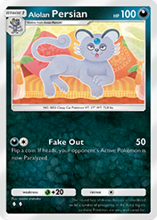 Alolan Persian Extradimensional Crisis Card List