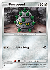 Ferroseed Extradimensional Crisis Card List