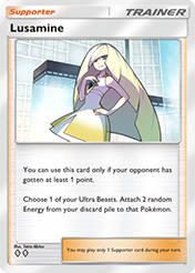 Lusamine Extradimensional Crisis Pokemon Pocket Card
