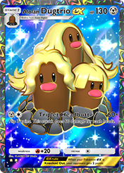 Alolan Dugtrio EX Extradimensional Crisis Card List
