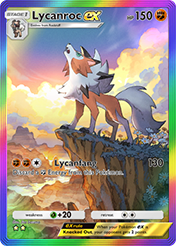 Lycanroc EX Extradimensional Crisis Card List