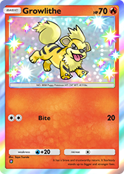 Growlithe Extradimensional Crisis Card List
