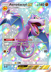 Aerodactyl EX Extradimensional Crisis Card List