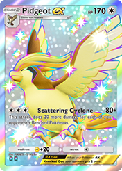 Pidgeot EX Extradimensional Crisis Pokemon Pocket Card