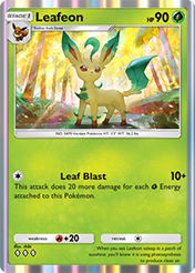 Leafeon Eevee Grove Card List