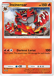 Incineroar Eevee Grove Card List