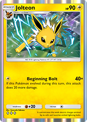 Jolteon Eevee Grove Card List