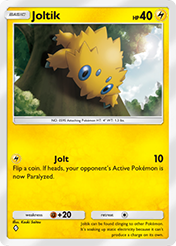 Joltik Eevee Grove Card List