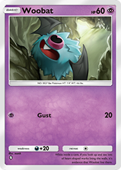 Woobat Eevee Grove Card List