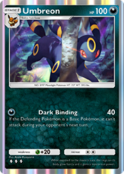 Umbreon Deluxe Pack EX Card List