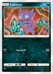 Sableye Eevee Grove Card List