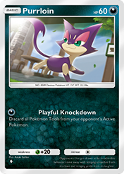 Purrloin Eevee Grove Card List