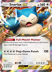 Snorlax EX Deluxe Pack EX Card List