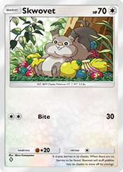 Skwovet Eevee Grove Card List