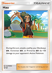 Hau Eevee Grove Card List