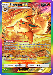 Flareon EX Eevee Grove Card List