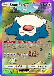 Snorlax EX Eevee Grove Card List