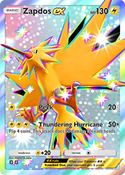 Zapdos EX Eevee Grove Card List