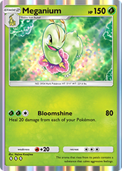 Meganium Wisdom of Sea and Sky Card List
