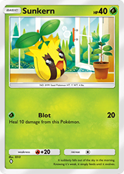 Sunkern Wisdom of Sea and Sky Card List
