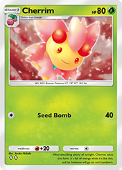 Cherrim Deluxe Pack EX Card List