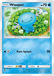 Wooper Wisdom of Sea and Sky Card List