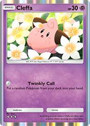 Cleffa Wisdom of Sea and Sky Card List