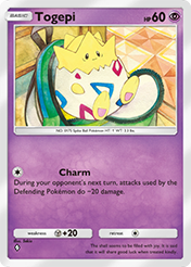Togepi Wisdom of Sea and Sky Card List