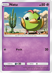 Natu Wisdom of Sea and Sky Card List
