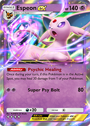 Espeon EX Deluxe Pack EX Card List