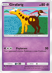 Girafarig Wisdom of Sea and Sky Card List