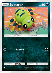Spinarak Wisdom of Sea and Sky Card List
