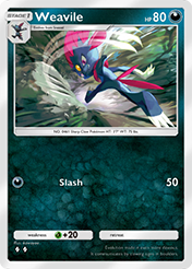 Weavile Wisdom of Sea and Sky Card List