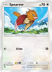 Spearow Wisdom of Sea and Sky Card List