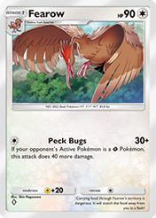 Fearow Wisdom of Sea and Sky Card List