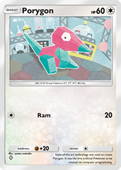 Porygon Wisdom of Sea and Sky Card List