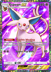 Espeon EX Wisdom of Sea and Sky Card List