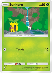 Sunkern Secluded Springs Card List