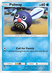 Poliwag Secluded Springs Card List